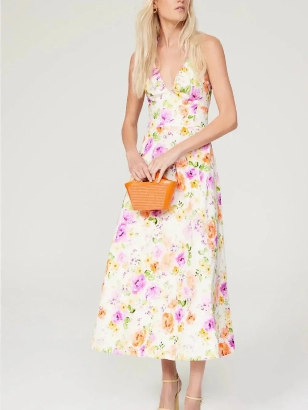 Favorite Daughter The Halting Traffic Dress Maxi Anthropologie Oahu Watercolor